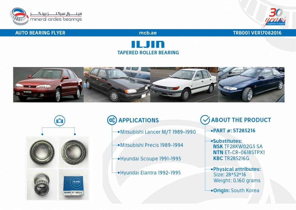 ILJIN Tapered Roller Bearing