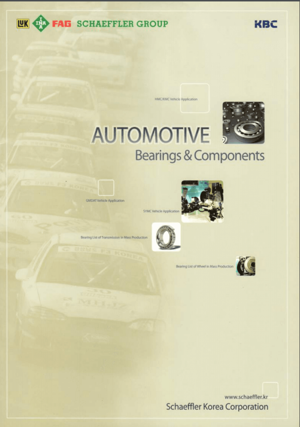 KBC Automotive bearings Components