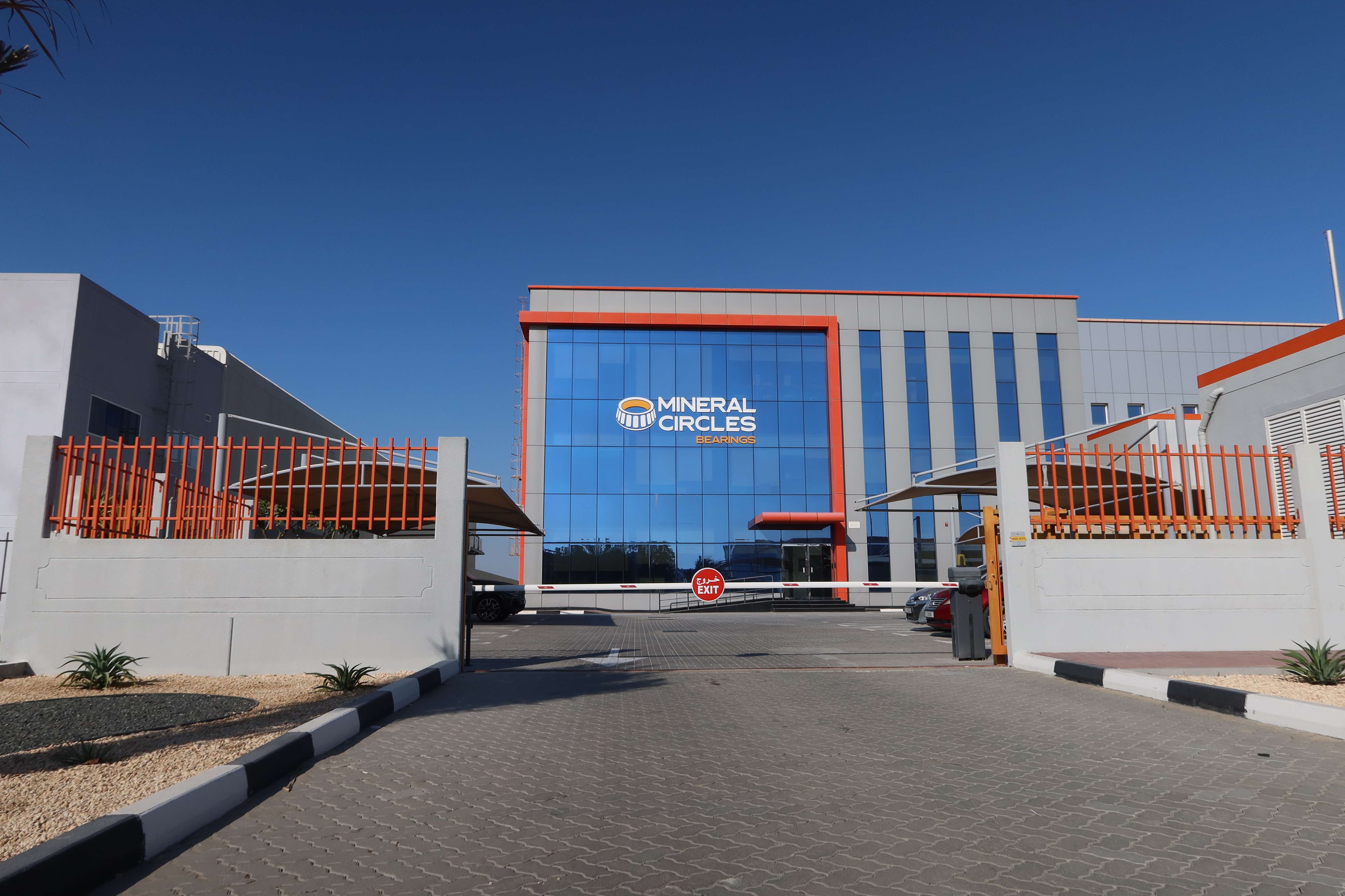 Corporate film poster frame, Jebel Ali warehouse